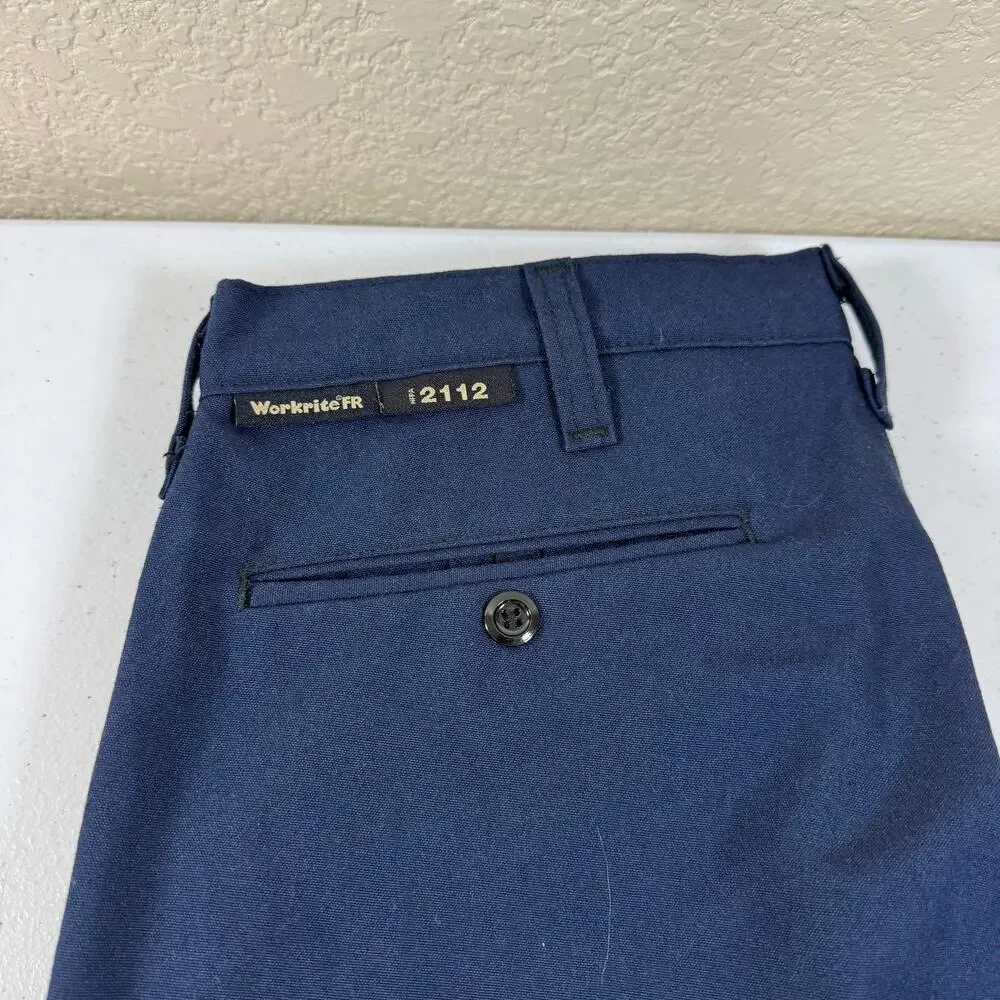 Workrite FR Flame Resistant Pants Mens 32x29 Blue NOMEX Aramid 402NX75NB -b